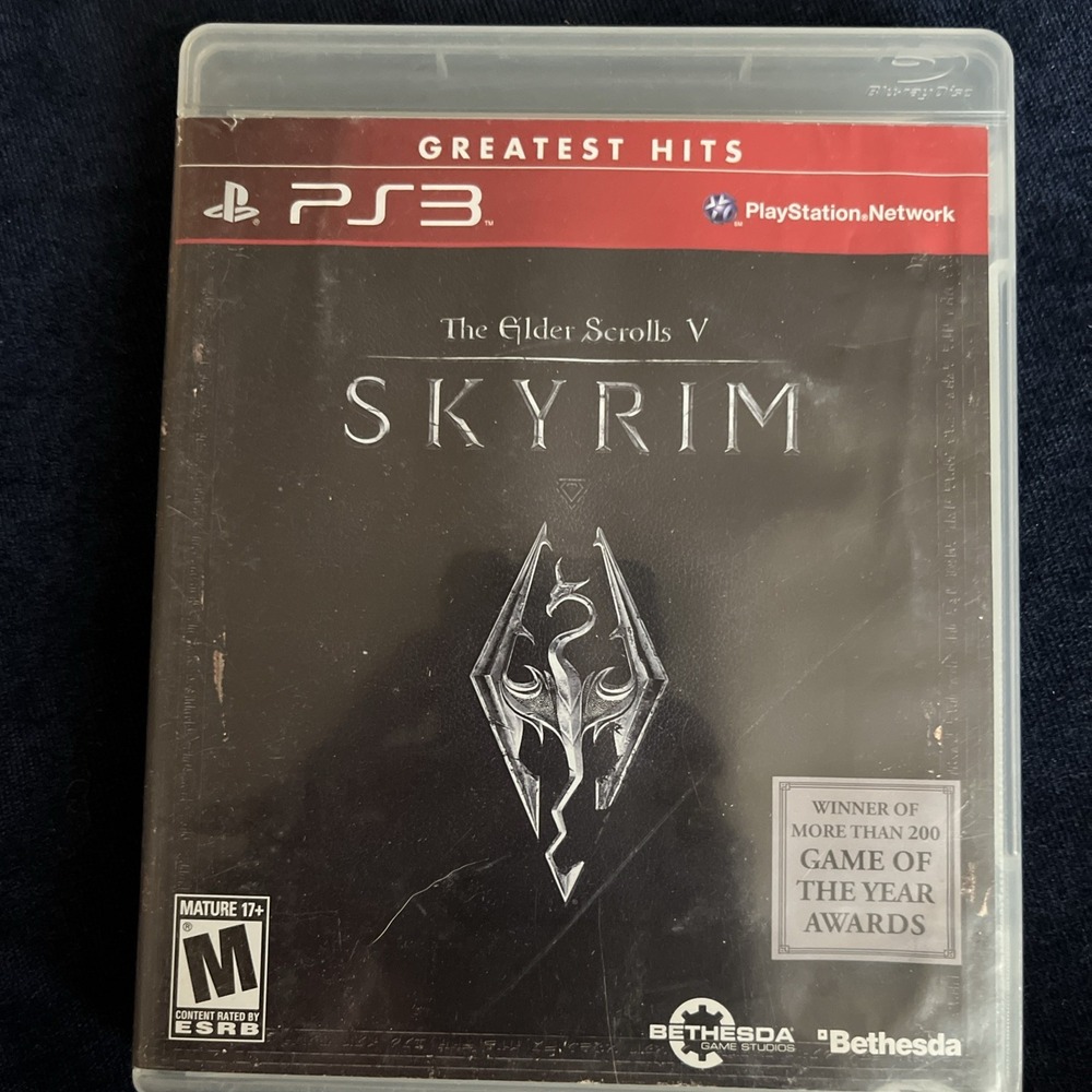 The Elder Scrolls V Skyrim Sony PlayStation 3 PS3 Greatest Hits CIB BLUS-30778